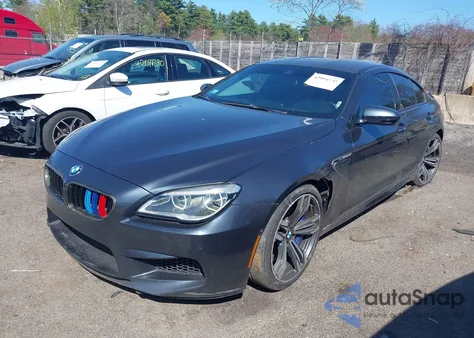 2016 BMW M6 Gran Coupe z USA, uszkodzony, nr VIN WBS6E9C59GGF92552